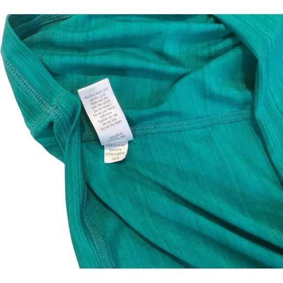 Athleta Women’s Long Sleeve Pullover 1/4 Zip Green Athletic Shirt Activewear XL - Picture 8 of 15